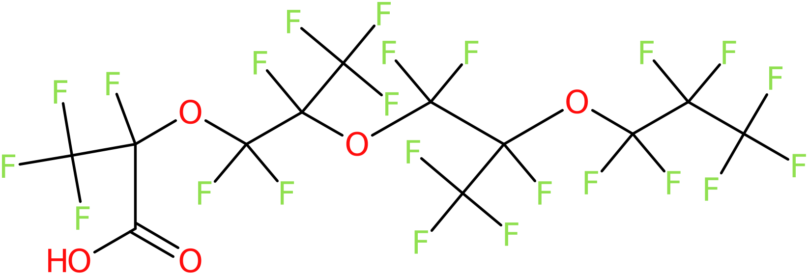 perfluoro 2 5 8 trimethyl 3 6 9 trioxadodecanoic acid