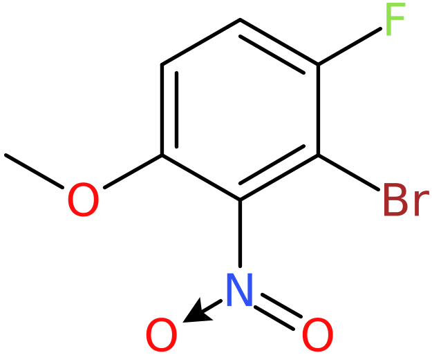 CAS: 1807192-67-1 | 3-Bromo-4-fluoro-2-nitroanisole, >95%, NX30297