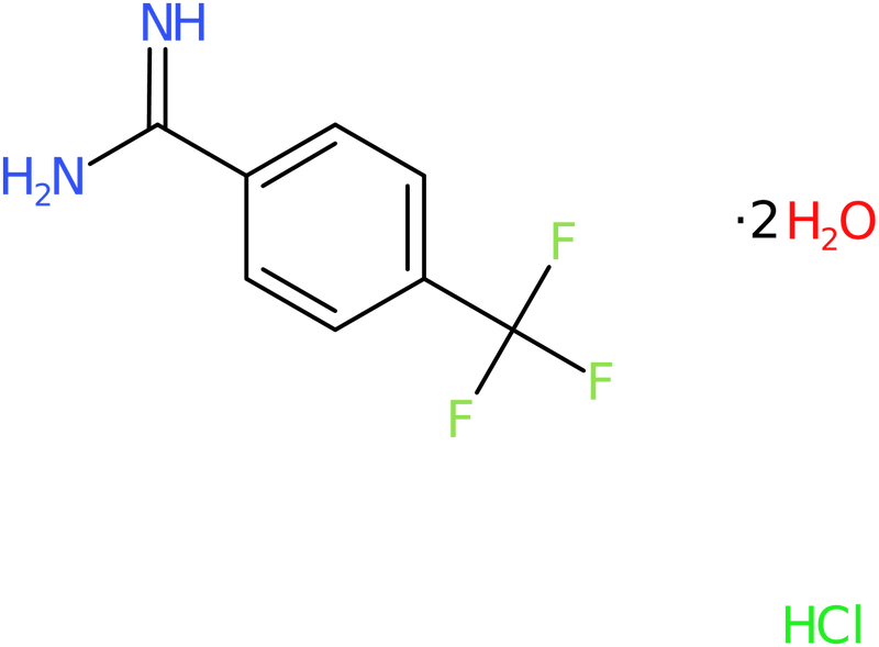 CAS: 175278-62-3 | 4-(Trifluoromethyl)benzamidine hydrochloride dihydrate, >97%, NX29448