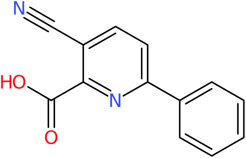 CAS: 1221792-38-6 | 3-Cyano-6-phenyl-2-pyridinecarboxylic acid, NX18041