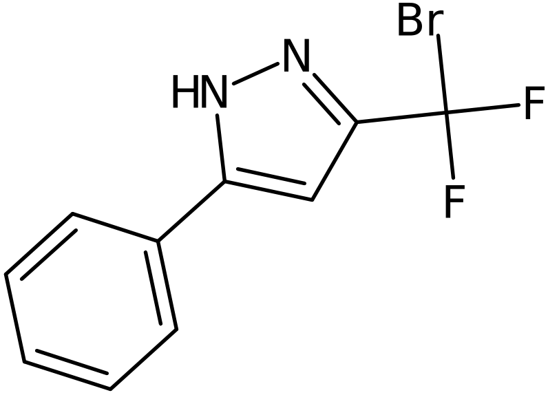 CAS: 1355046-54-6 | 3-(Bromodifluoromethyl)-5-phenyl-1H-pyrazole, NX22067