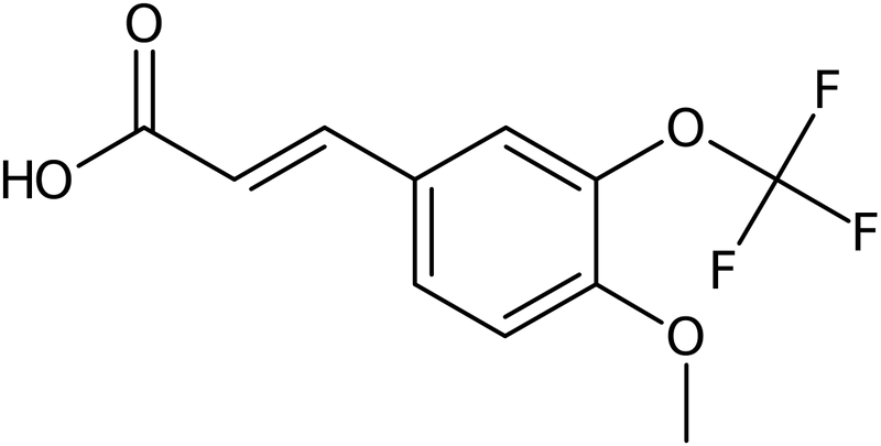 CAS: 1262018-46-1 | 4-Methoxy-3-(trifluoromethoxy)cinnamic acid, >97%, NX19673