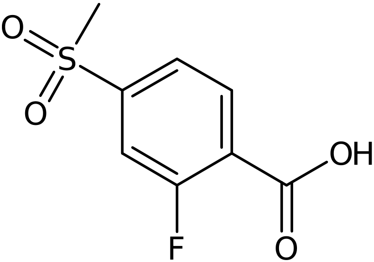 CAS: 142994-04-5 | 2-Fluoro-4-(methylsulphonyl)benzoic acid, NX24090