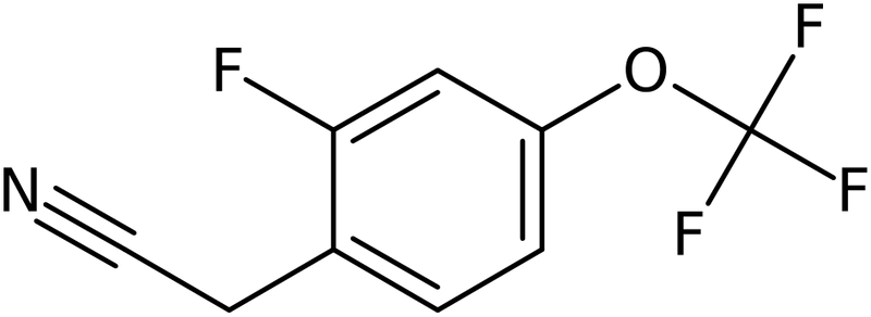 CAS: 1240257-80-0 | 2-Fluoro-4-(trifluoromethoxy)phenylacetonitrile, >97%, NX18657