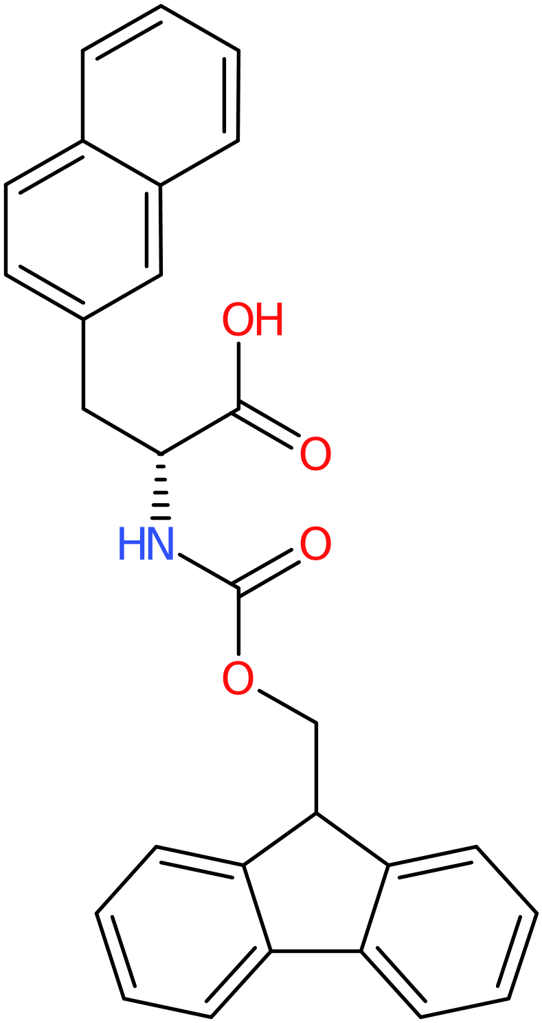 CAS: 138774-94-4 | 3-Naphth-2-yl-D-alanine, N-FMOC protected, >99%, NX23008