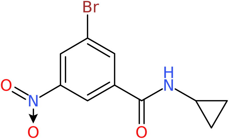 CAS: 941294-17-3 | 3-Bromo-N-cyclopropyl-5-nitrobenzamide, >97%, NX70023