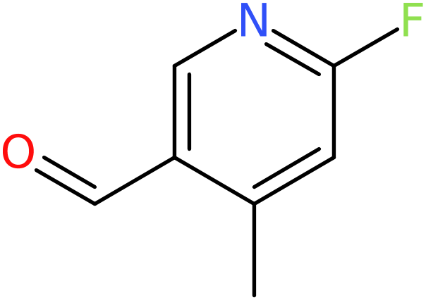 CAS: 1266253-68-2 | 2-Fluoro-4-methylpyridine-5-carboxyaldehyde, >95%, NX19790