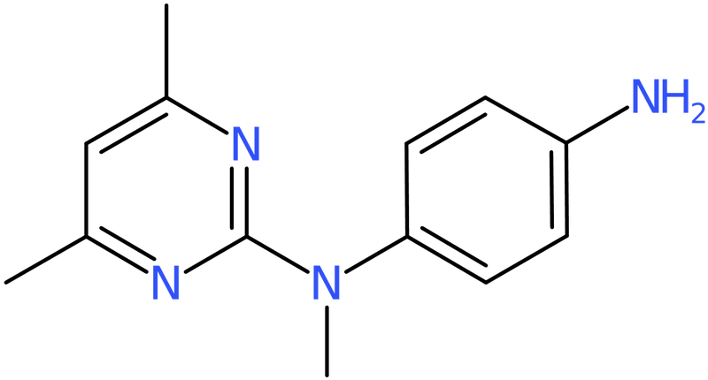 CAS: 220844-79-1 | N-(4,6-Dimethylpyrimidin-2-yl)-N-methylbenzene-1,4-diamine, >95%, NX35156