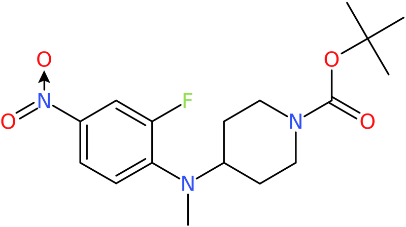 CAS: 952285-82-4 | 4-[(2-Fluoro-4-nitrophenyl)(methyl)amino]piperidine, N1-BOC protected, NX70823