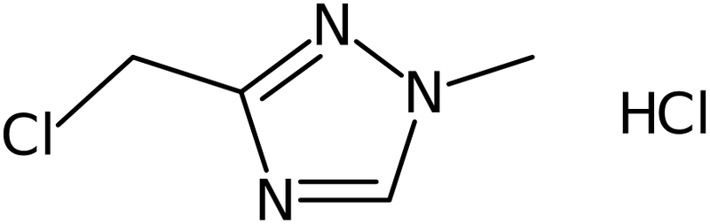 CAS: 135206-76-7 | 3-(Chloromethyl)-1-methyl-1H-1,2,4-triazole hydrochloride, >95%, NX21851