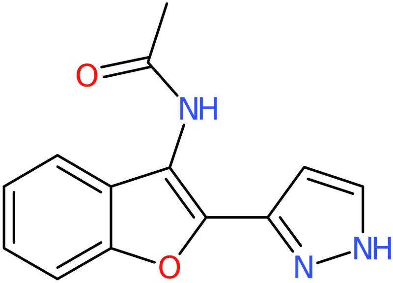 CAS: 1401785-89-4 | N-[2-(1H-Pyrazol-3-yl)benzofuran-3-yl]acetamide, NX23335