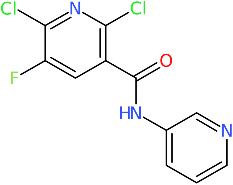 CAS: 680217-89-4 | 2,6-Dichloro-5-fluoro-N-pyridin-3-ylnicotinamide, NX58024