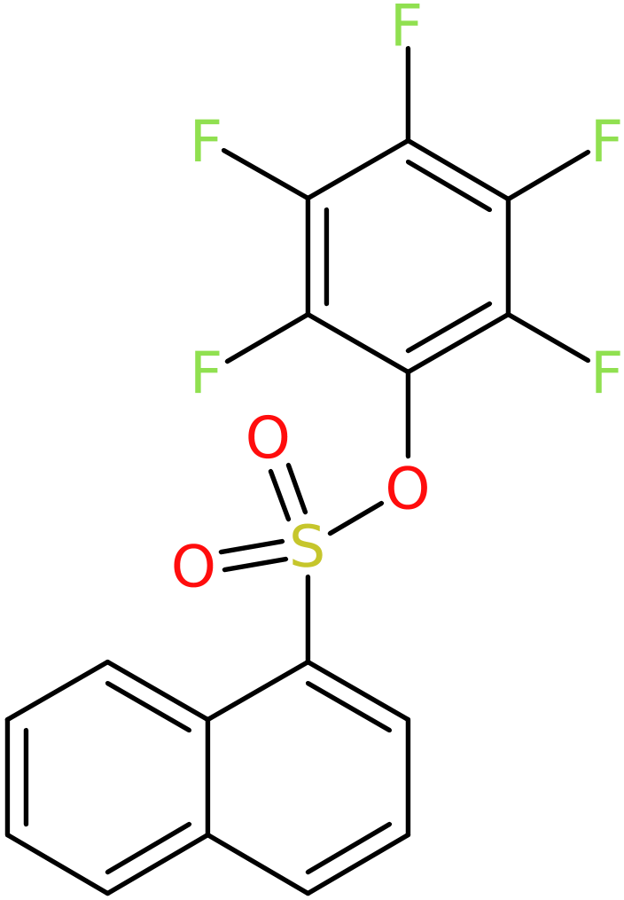 CAS: 886361-18-8 | 2,3,4,5,6-Pentafluorophenyl 1-naphthalenesulphonate, NX66547