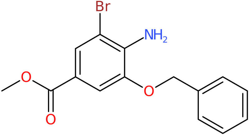 CAS: 881909-58-6 | Methyl 4-amino-3-(benzyloxy)-5-bromobenzoate, NX66040