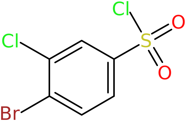 CAS: 874801-46-4 | 4-Bromo-3-chlorobenzenesulphonyl chloride, >98%, NX65616