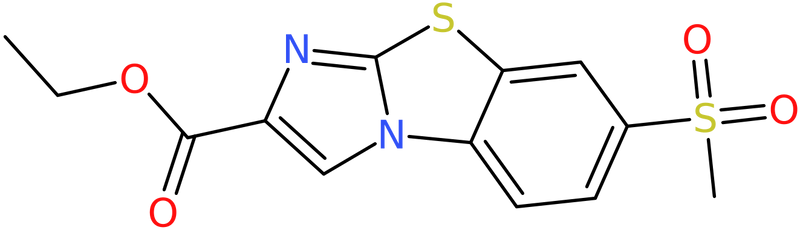 CAS: 81022-12-0 | Ethyl 7-(methylsulphonyl)imidazo[2,1-b][1,3]benzothiazole-2-carboxylate, NX62556