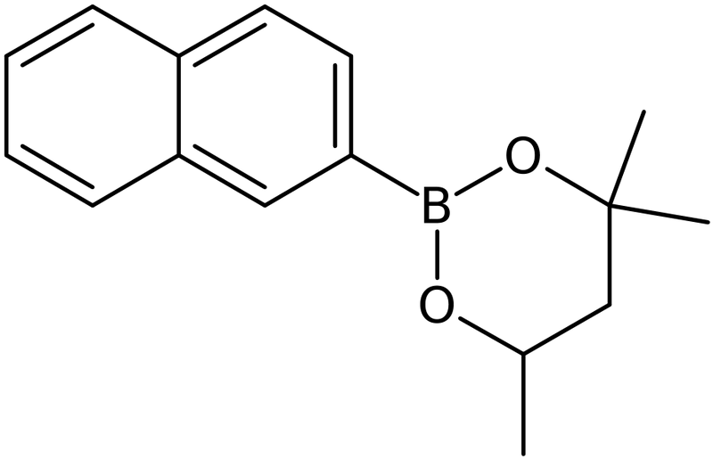 CAS: 1260068-92-5 | 4,4,6-Trimethyl-2-(naphthalen-2-yl)-1,3,2-dioxaborinane, NX19350