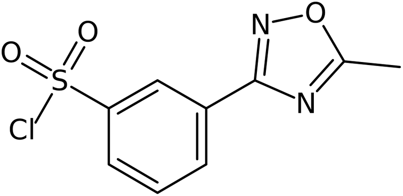 CAS: 10185-62-3 | 3-(5-Methyl-1,2,4-oxadiazol-3-yl)benzenesulphonyl chloride, tech, NX11290