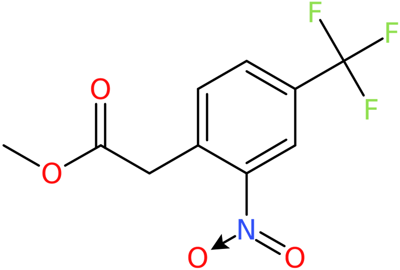 CAS: 13544-07-5 | Methyl 2-nitro-4-(trifluoromethyl)phenylacetate, NX22041