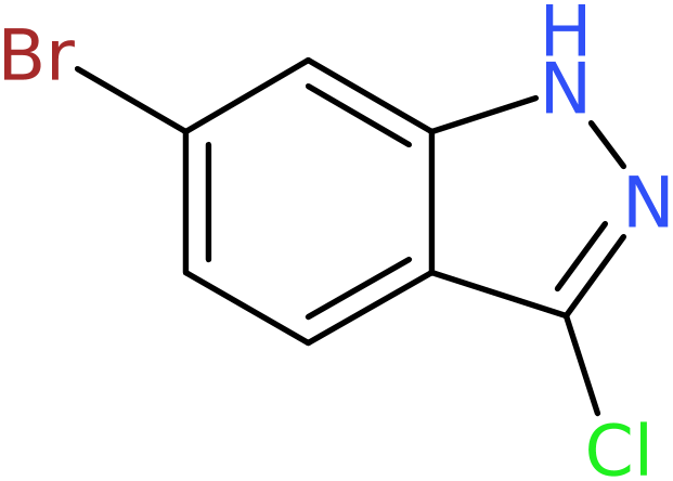 CAS: 885271-78-3 | 6-Bromo-3-chloro-1H-indazole, NX66297