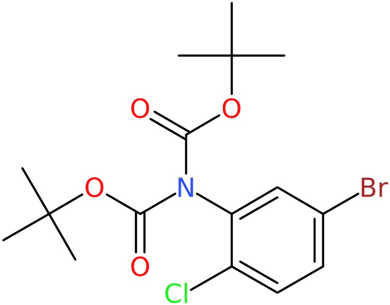 CAS: 929000-06-6 | 5-Bromo-2-chloroaniline, N,N-Bis-BOC protected, >97%, NX69307