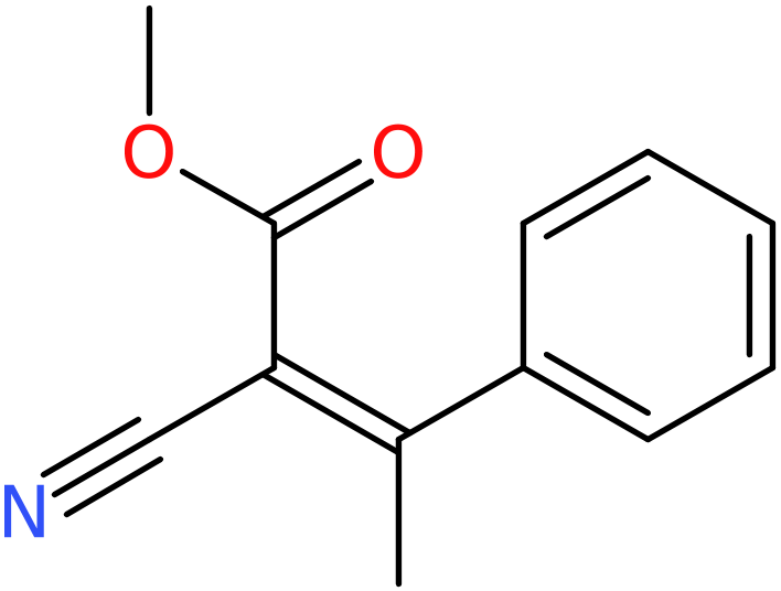 Methyl 2-cyano-3-phenylbut-2-enoate, NX73966