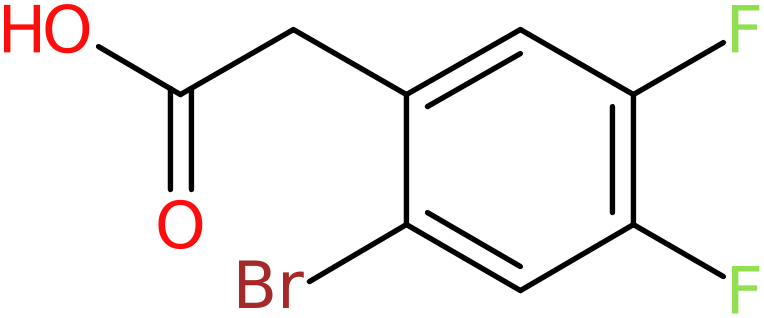 CAS: 883502-07-6 | 2-Bromo-4,5-difluorophenylacetic acid, >98%, NX66123