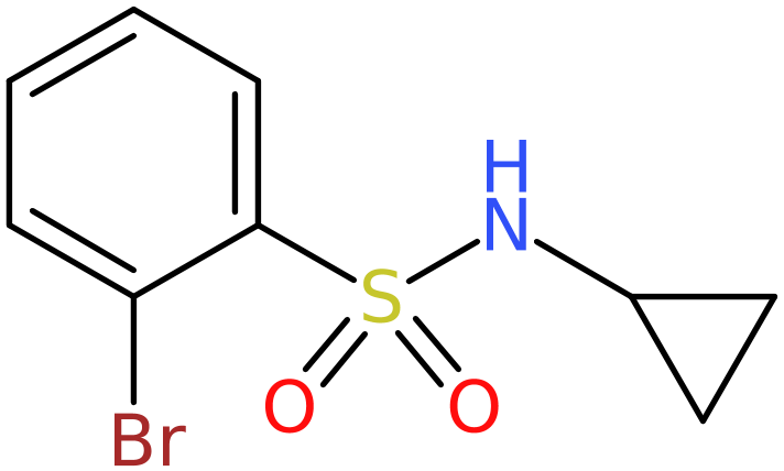 CAS: 951883-93-5 | 2-Bromo-N-cyclopropylbenzenesulphonamide, NX70627