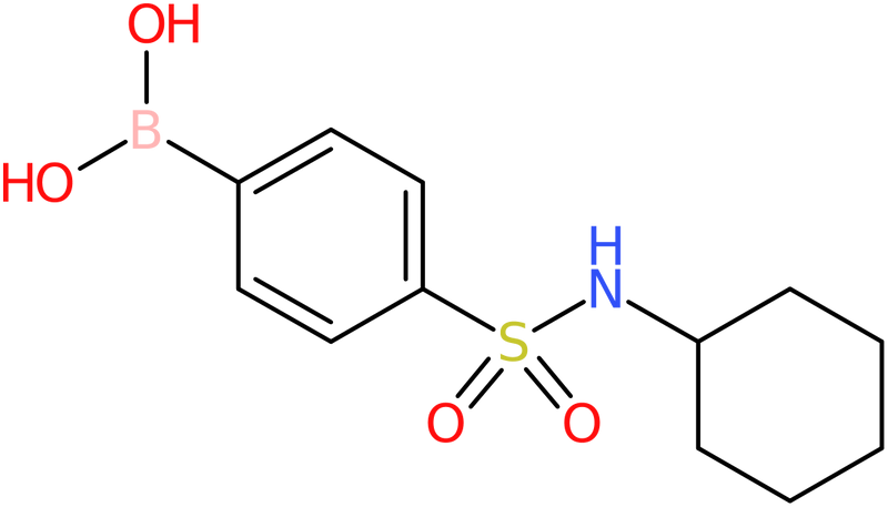 CAS: 871329-66-7 | 4-(N-Cyclohexylsulphonamido)benzeneboronic acid, >95%, NX65238