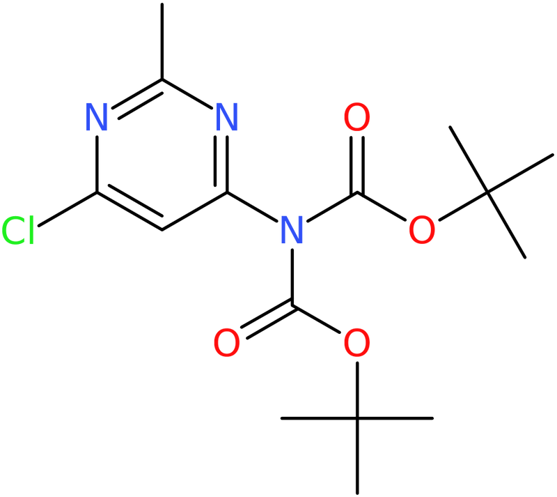 CAS: 1350918-95-4 | 6-[Bis(Boc)amino]-4-chloro-2-methylpyrimidine, NX21823