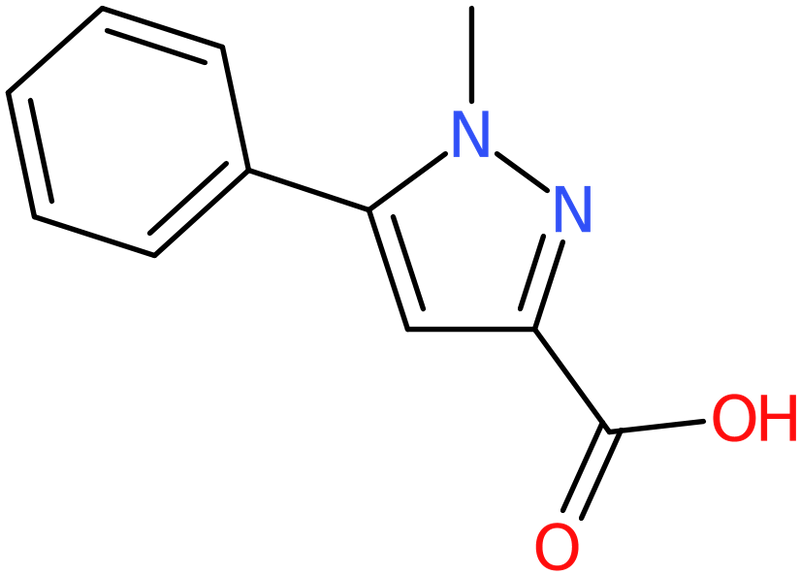 CAS: 10199-53-8 | 1-Methyl-5-phenyl-1H-pyrazole-3-carboxylic acid, >96%, NX11372