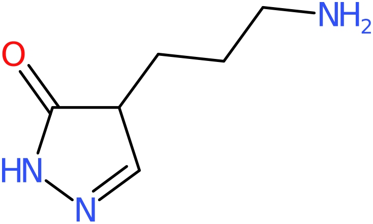 CAS: 7032-17-9 | 4-(3-Aminoprop-1-yl)-2,4-dihydro-3H-pyrazol-3-one, NX58988