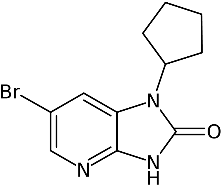 CAS: 1393845-82-3 | 6-Bromo-1-cyclopentyl-1H,2H,3H-imidazo[4,5-b]pyridin-2-one, >97%, NX23166