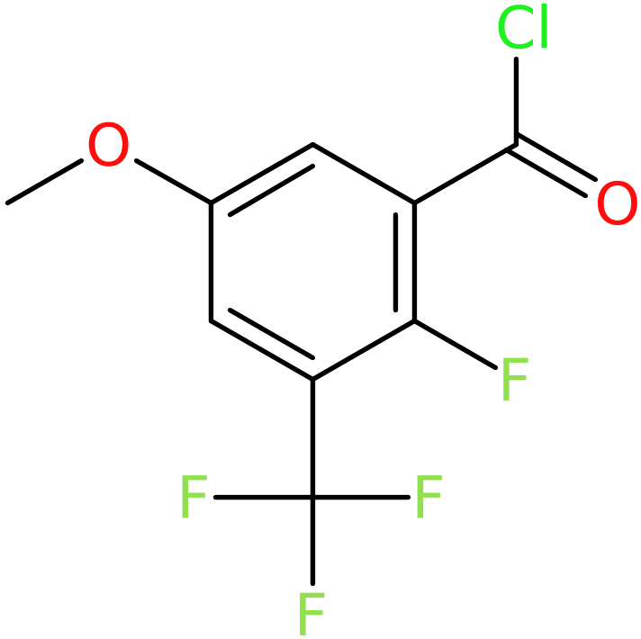 CAS: 1373920-78-5 | 2-Fluoro-5-methoxy-3-(trifluoromethyl)benzoyl chloride, >97%, NX22592