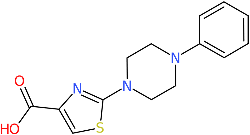 CAS: 952182-67-1 | 2-(4-Phenylpiperazin-1-yl)-1,3-thiazole-4-carboxylic acid, NX70742