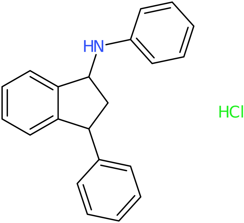 N,3-Diphenylindan-1-amine hydrochloride, NX74217