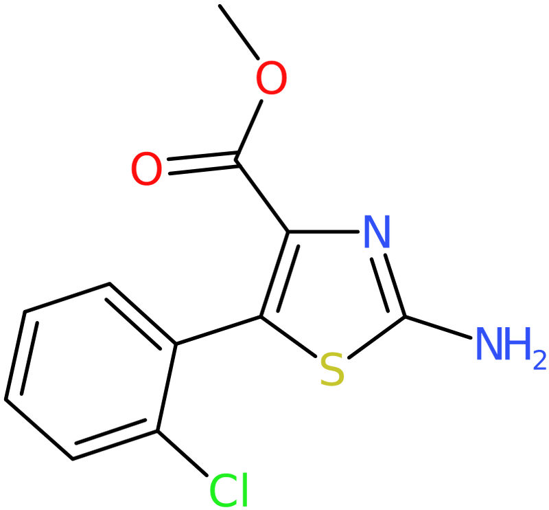 CAS: 886361-40-6 | Methyl 2-amino-5-(2-chlorophenyl)-1,3-thiazole-4-carboxylate, NX66567