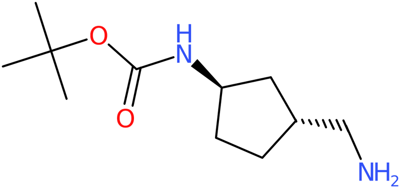 CAS: 862700-45-6 | rel-[(1R,3R)-3-(Aminomethyl)cyclopentyl]carbamic acid 1,1-dimethylethyl ester, NX64669