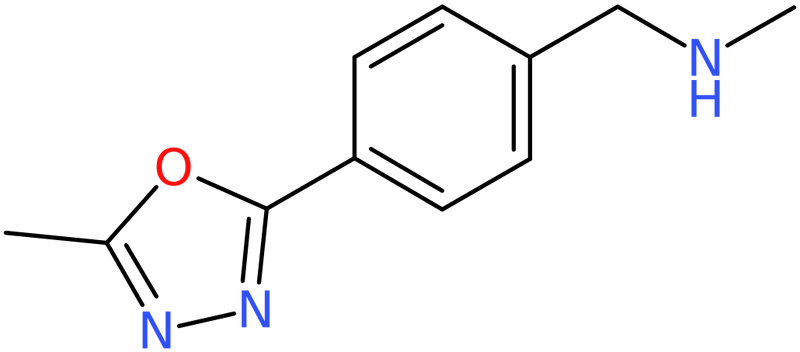 CAS: 944450-83-3 | 2-{4-[Methyl(aminomethyl)]phenyl}-5-methyl-1,3,4-oxadiazole, >95%, NX70226