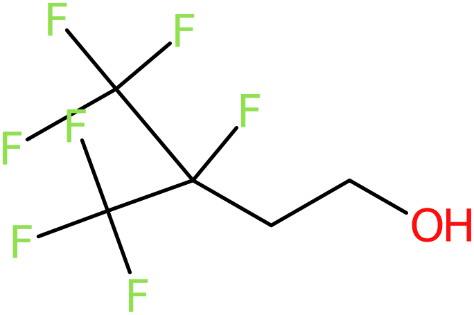 CAS: 90999-87-4 | 3,4,4,4-Tetrafluoro-3-(trifluoromethyl)butan-1-ol, >95%, NX68190