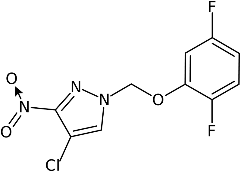 CAS: 1020724-23-5 | 4-Chloro-1-[(2,5-difluorophenoxy)methyl]-3-nitro-1H-pyrazole, NX11446