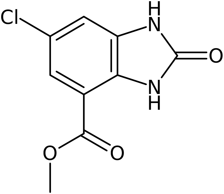 CAS: 1388041-76-6 | Methyl 6-chloro-2-oxo-2,3-dihydro-1H-benzo[d]imidazole-4-carboxylate, >97%, NX23014