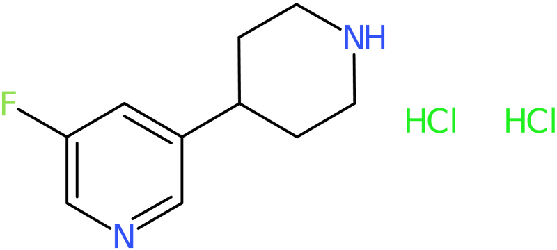 CAS: 1638968-09-8 | 3-Fluoro-5-(piperidin-4-yl)pyridine dihydrochloride, >97%, NX27618