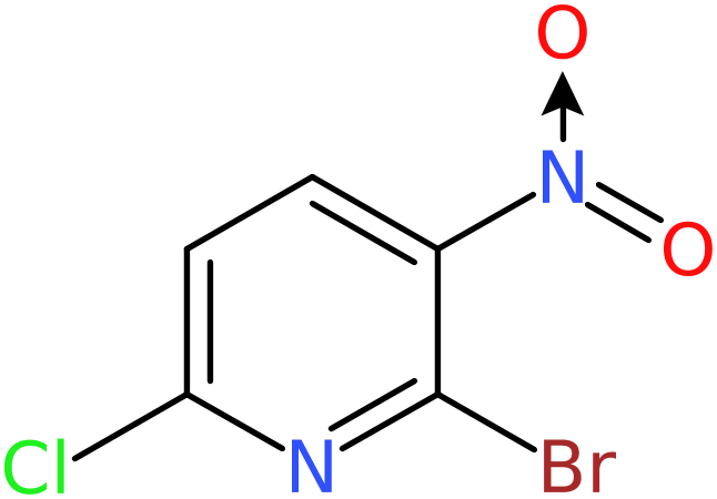 CAS: 91678-23-8 | 2-Bromo-6-chloro-3-nitropyridine, >95%, NX68833