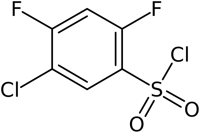 CAS: 13656-57-0 | 5-Chloro-2,4-difluorobenzenesulphonyl chloride, >97%, NX22343