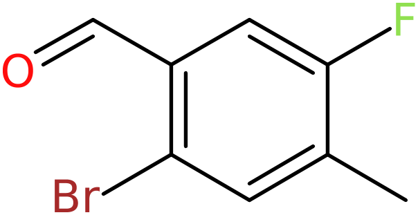 CAS: 916792-21-7 | 2-Bromo-5-fluoro-4-methylbenzaldehyde, >98%, NX68843