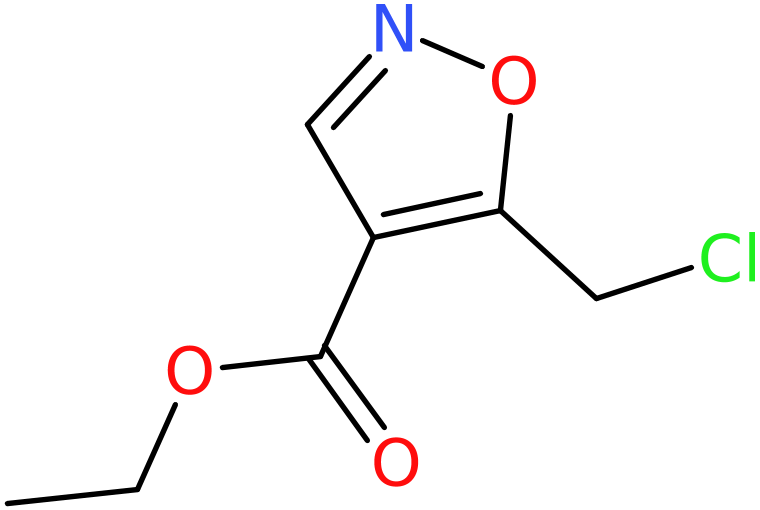 CAS: 80196-63-0 | 5-Chloromethyl-isoxazole-4-carboxylic acid ethyl ester, >95%, NX62402