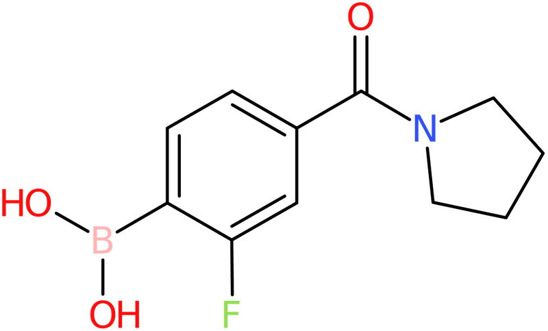 CAS: 874289-25-5 | 2-Fluoro-4-(pyrrolidinylcarbonyl)phenylboronic acid, >97%, NX65517