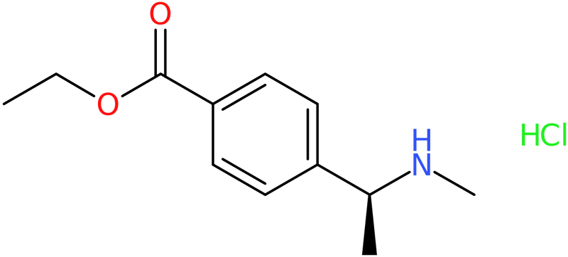 Ethyl 4-[(1S)-1-(methylamino)ethyl]benzoate hydrochloride, NX74208