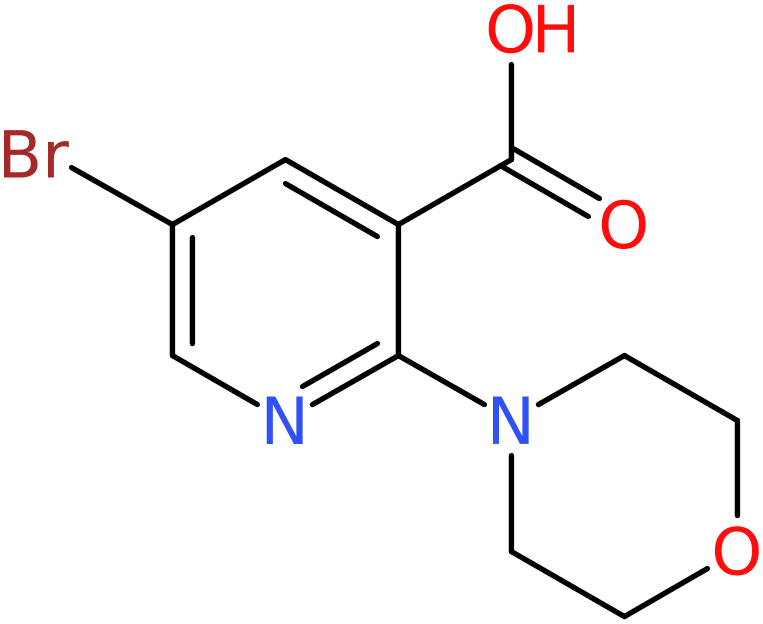 CAS: 1017783-03-7 | 5-Bromo-2-morpholinonicotinic acid, NX11266